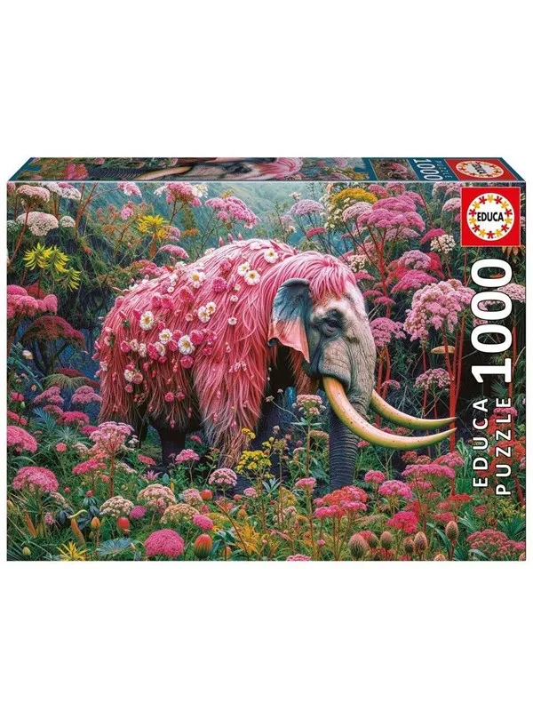 Educa 1000 Floral Elephant
