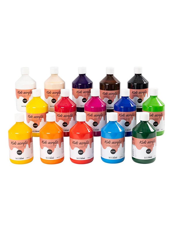 Creativ Company A-Color - Acrylic Paint - Glossy - 15 x 500ml
