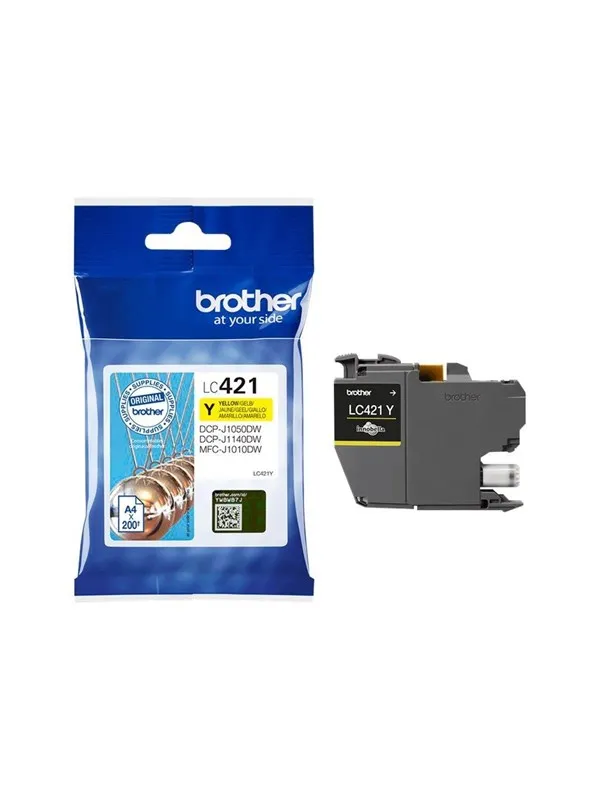 Brother LC421Y Yellow Ink