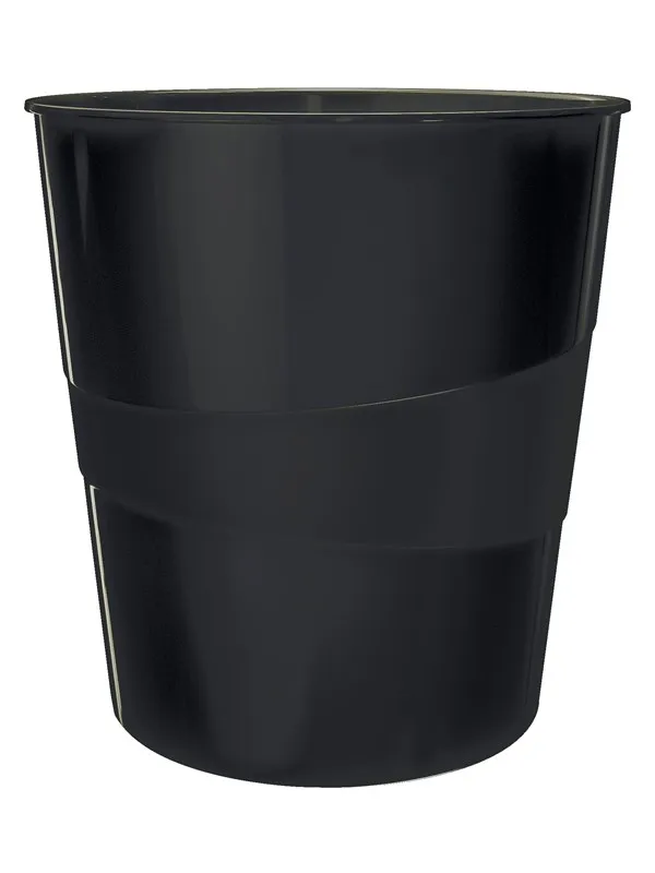 Leitz Papirkurv  WOW 15 liter Sort