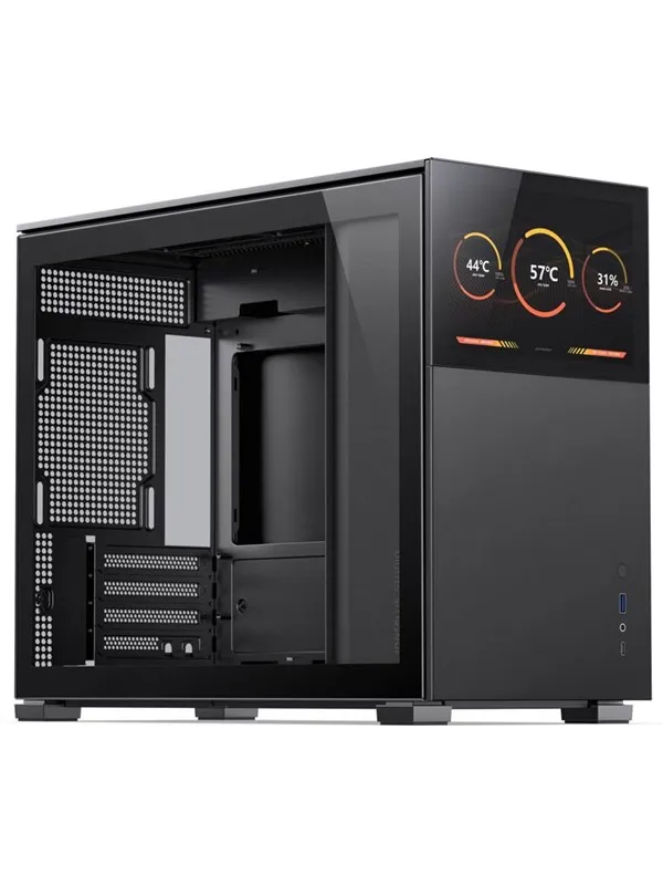 Jonsbo D31 screen - black - Kabinett - Minitower - Svart