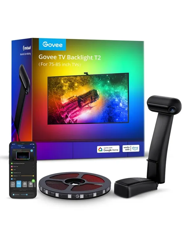 Govee Envisual TV-bakgrunnsbelysning T2 med to kameraer 75"-85"