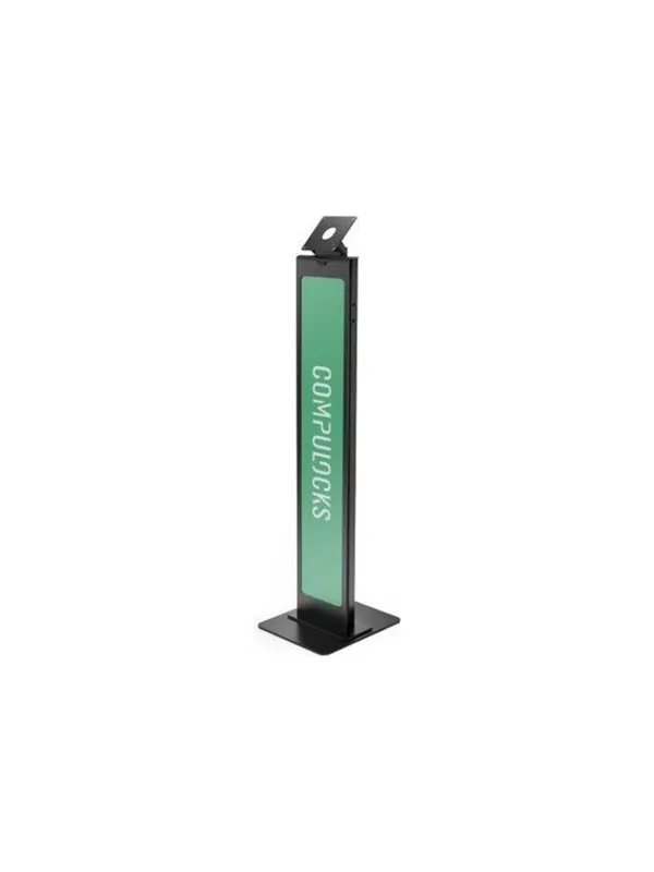 Compulocks BrandMe stand - for tablet enclosure - brandable - black - with Lighting Kit
