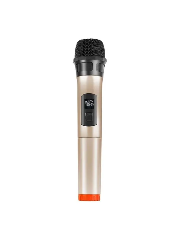 Puluz Wireless dynamic microphone UHF PU628J 3.5mm (gold)