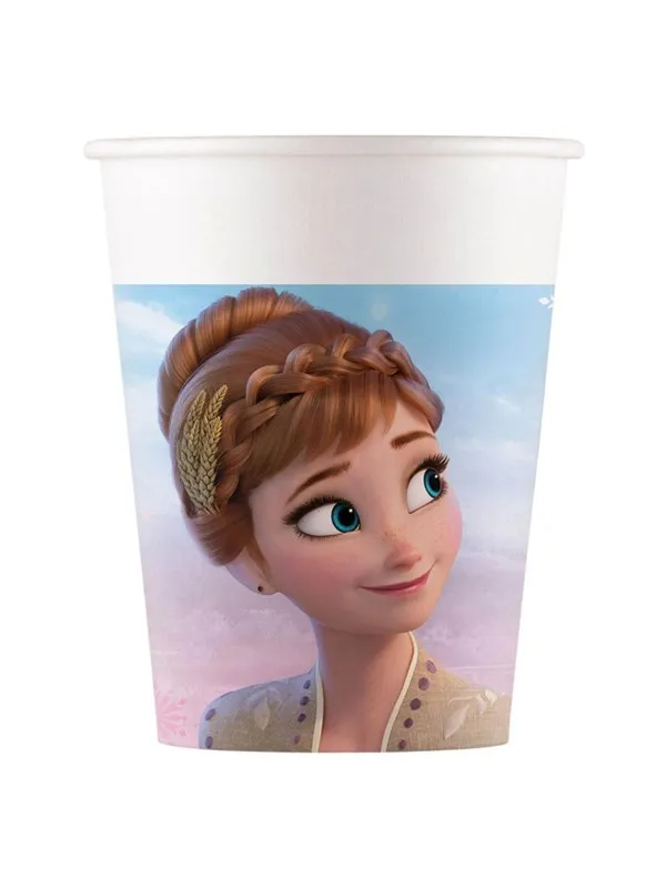 Globos - Paper Cups FSC Frozen 2 Wind Spirit 8 pcs.