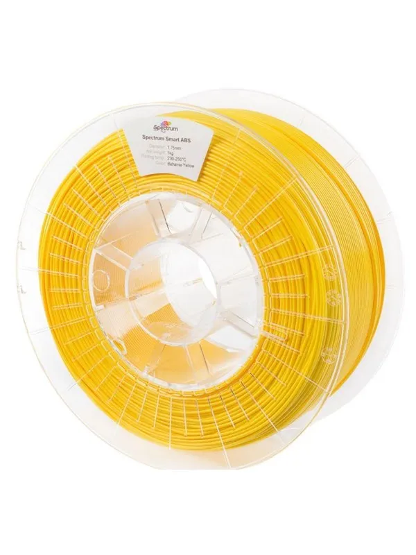 Spectrum 3D Filament / Smart ABS / Bahama Yellow / â 1.75 mm / 1 kg