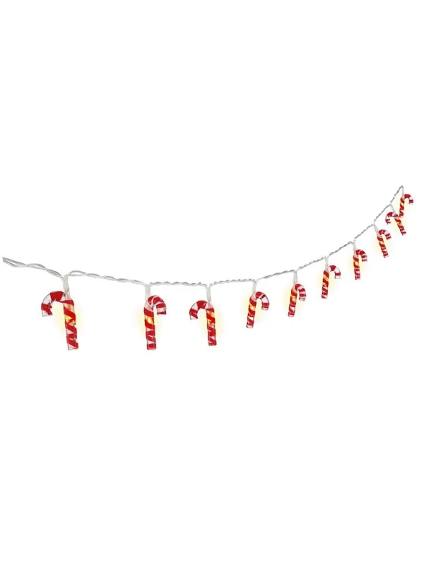 Goobay String Light "Candy Canes" med 10 LED-pærer
