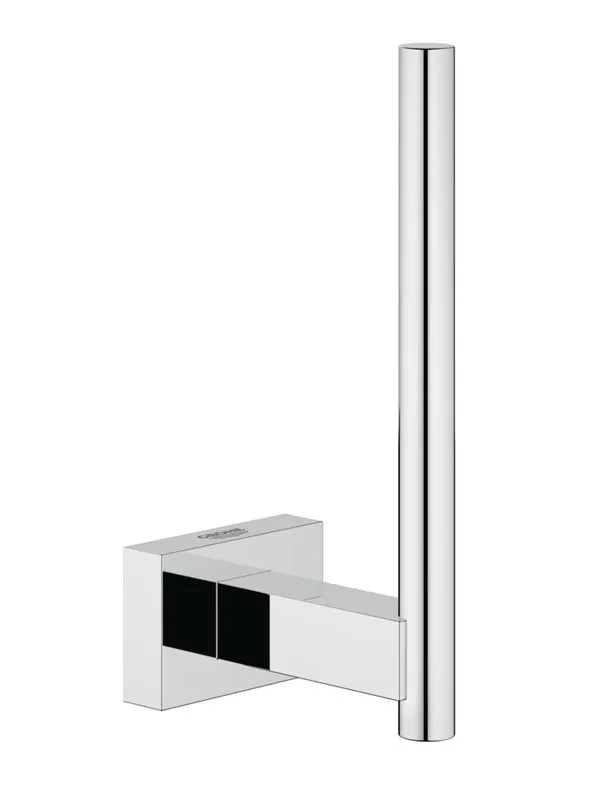 Grohe Essentials Cube Spare toilet paper holder, chrome