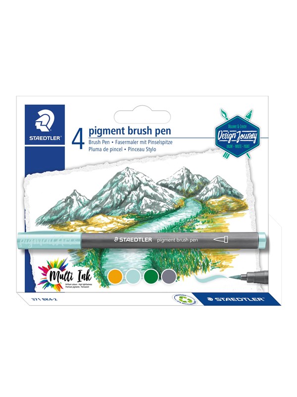 Staedtler Brush Pens "Lake Colours" 4 pcs