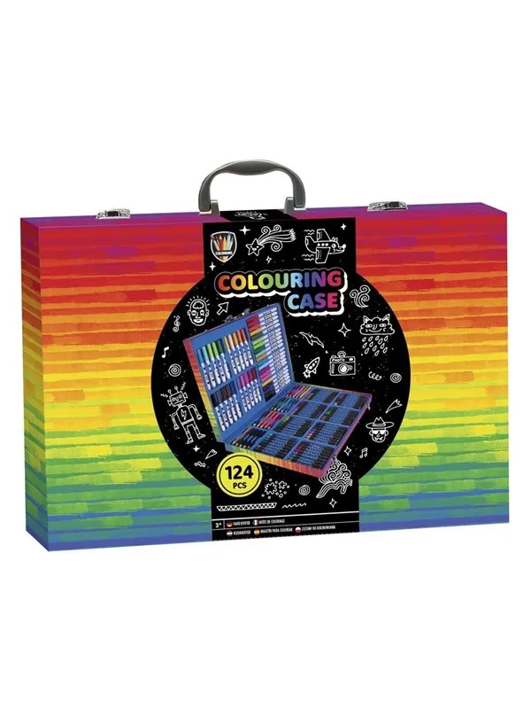 Creative Craft Group ART SET in suitcase 124 pieces