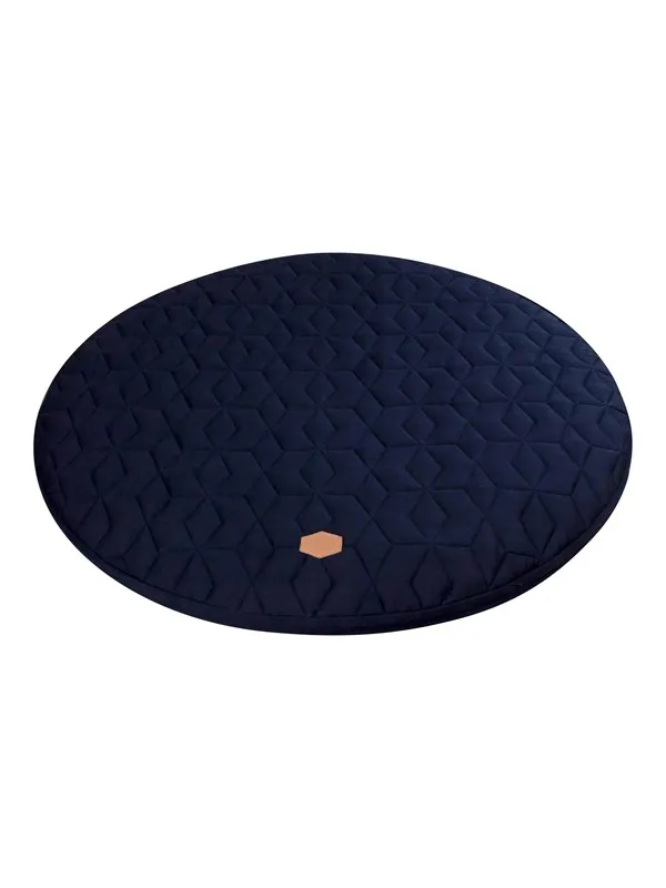 Filibabba Play mat - Soft quilt dark blue