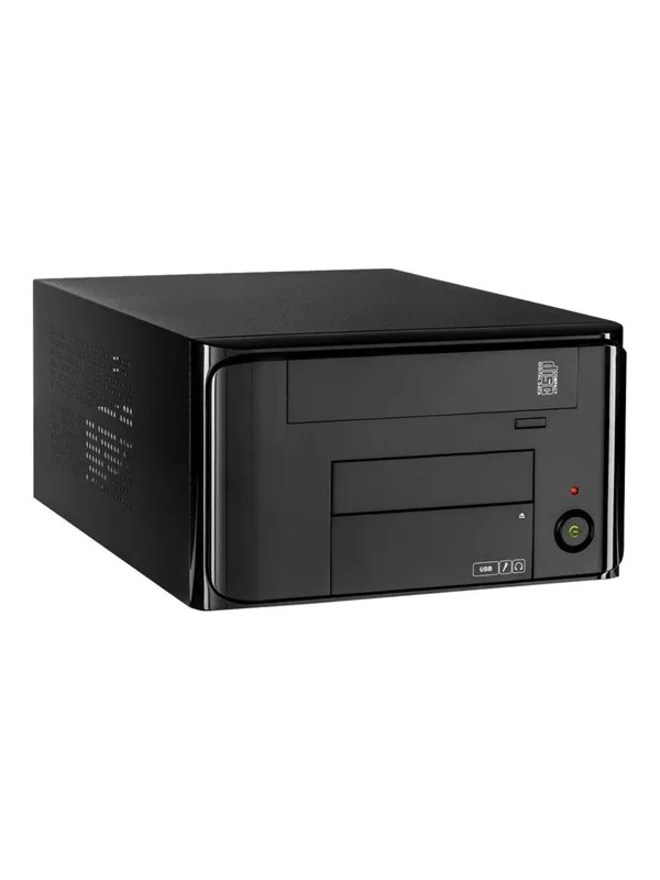 Inter-Tech MI-008 ITX - Kabinett - Ultra small form factor - Svart