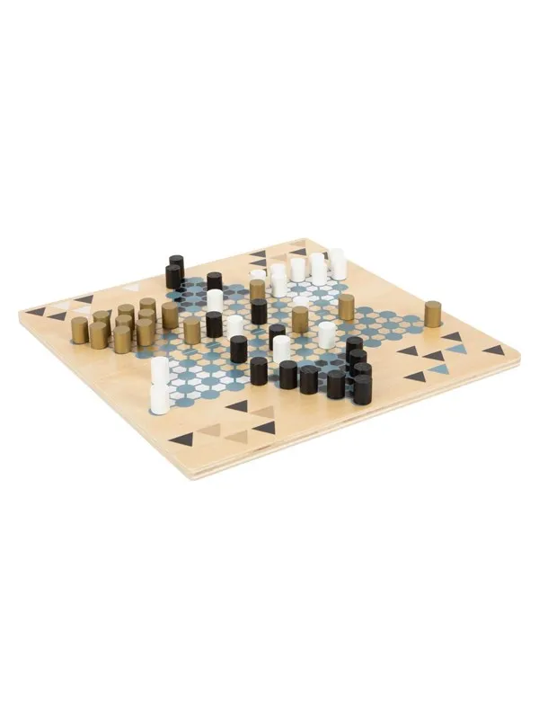 Small Foot - Barricade and Halma Wooden Board Game