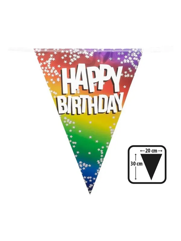 Boland Happy Birthday Bunting 6m
