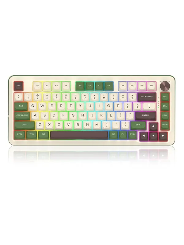 REDRAGON K681CGC-RGB-PRO Cyrus keyboard - Gamingtastatur - Engelsk (USA) - Krem