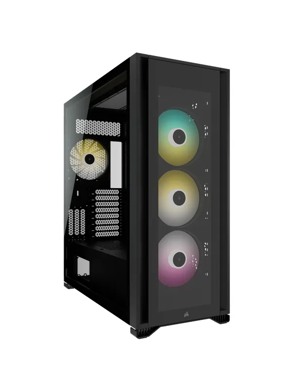 Corsair iCUE 7000X RGB TG - Black - Kabinett - Fulltower - Svart