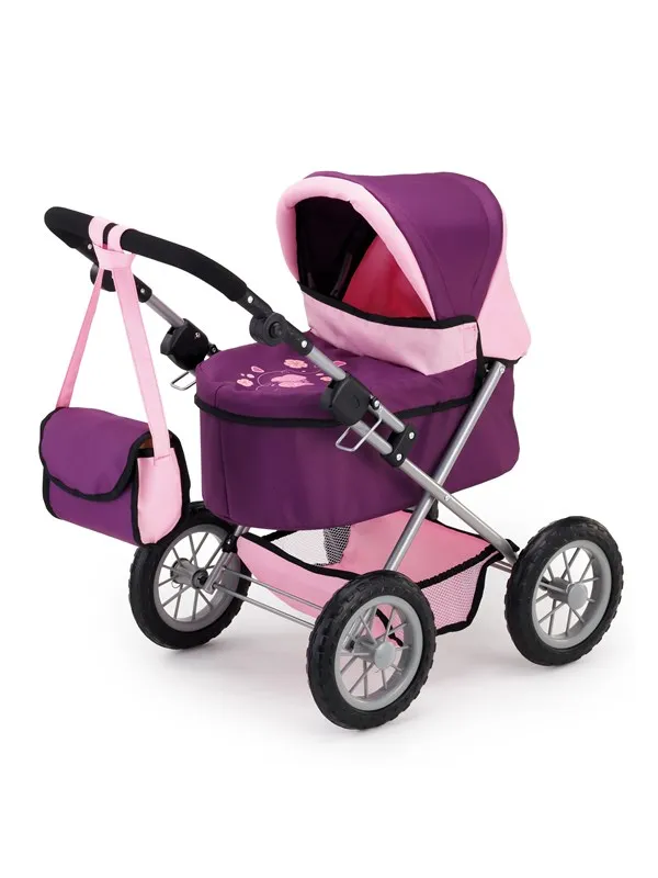 Bayer Design Doll's Pram Trendy - Plum