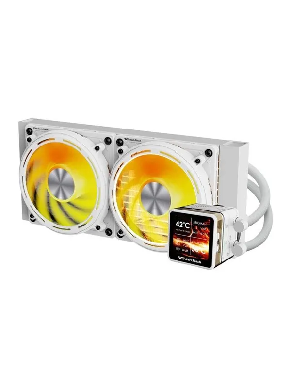 Darkflash DE240 CPU Water Cooling - White
