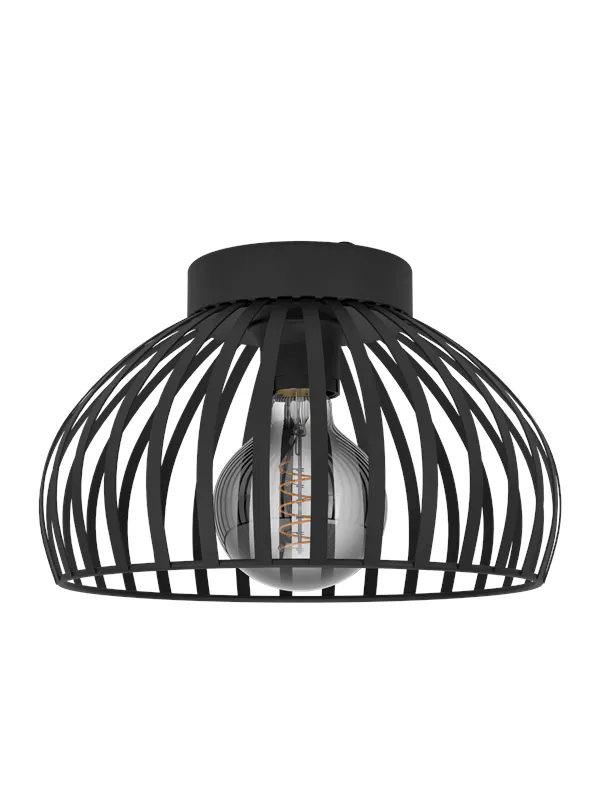 EGLO MOGANO 3 ceiling lamp Ø280 mm black
