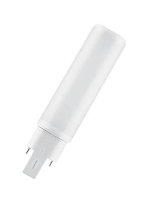 Osram LED-lyspære DULUX D 6W/830 (13W) EM+230V G24d-1
