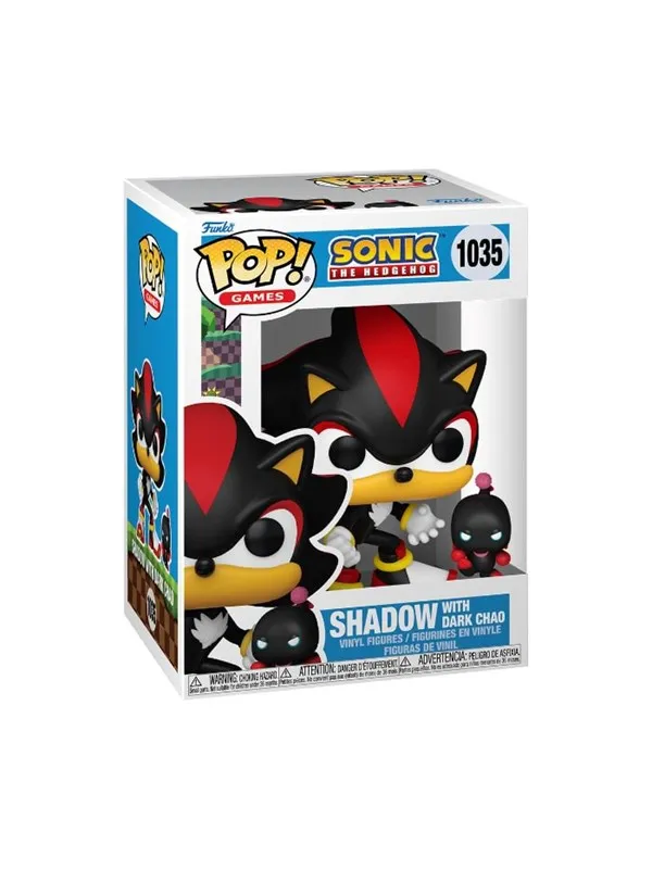 Funko! - POP Vinyl P&B Sonic Shadow w/Chao