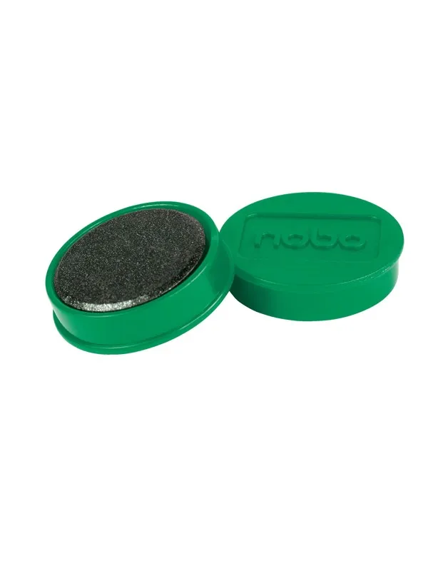 Nobo  Whiteboard magneter 32 mm, pakke med 10 stk. Grønn