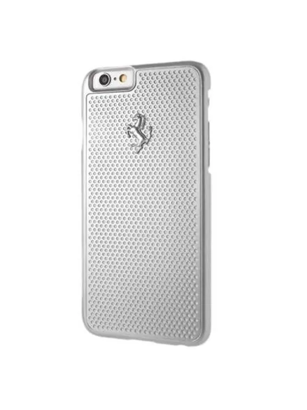 Ferrari Perforated Aluminum case for iPhone 6 / 6S - silver