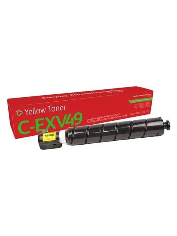 Xerox Everyday - yellow - compatible - remanufactured - toner cartridge (alternative for: Canon 8527B002 Canon C-EXV49) - Green World Alliance return programme