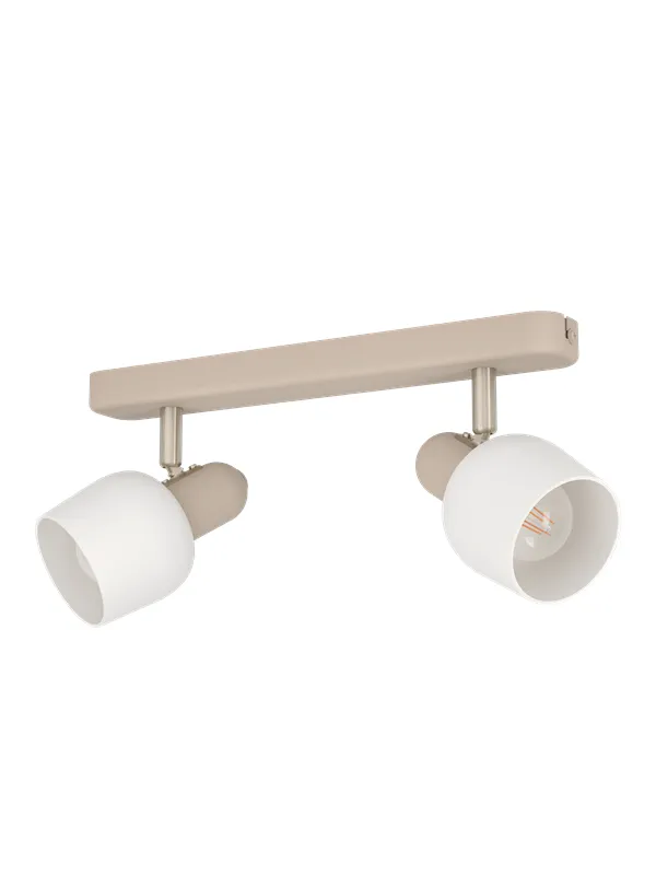 EGLO CORATO spot rail 2L sand/white
