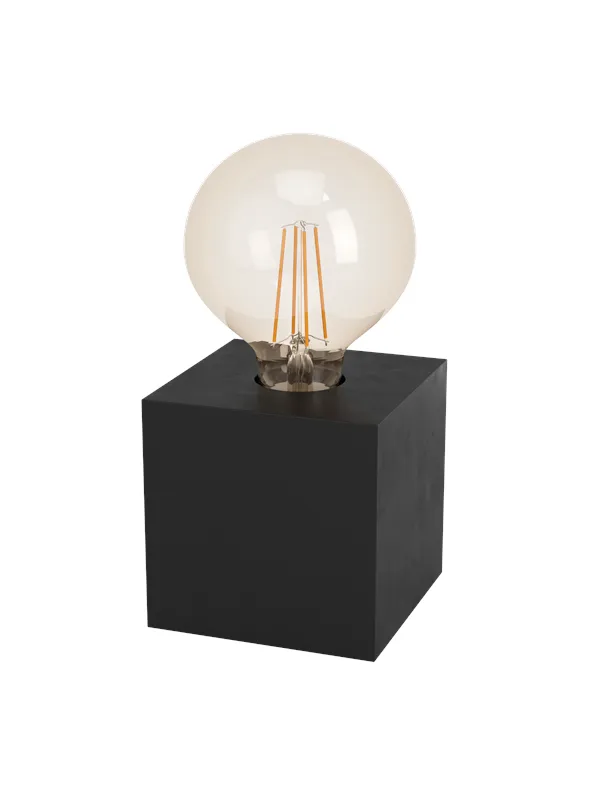 EGLO PRESTWICK 2 table lamp black wood