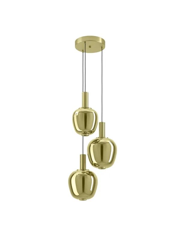 EGLO Stars of Light  FRUITERA cluster pendant brushed brass