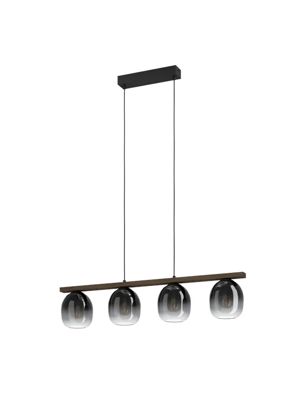 EGLO FILAGO long table pendant black/brown