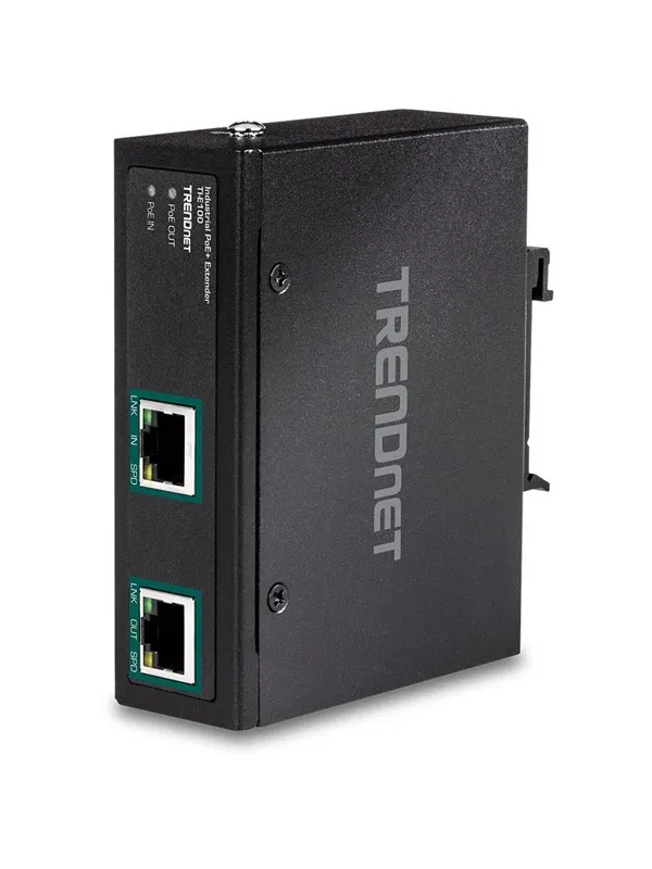TRENDnet TI-E100 Gigabit PoE+ Extender - network extender - 10Mb LAN 100Mb LAN GigE