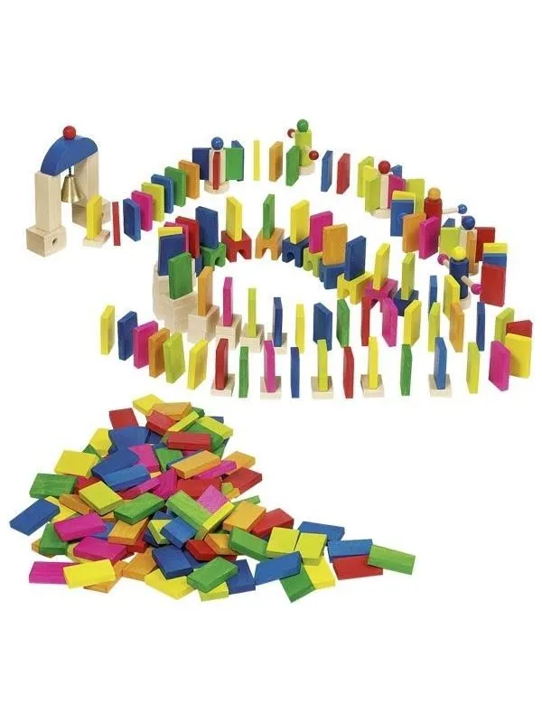 Goki Wooden Domino Playset 247pcs.