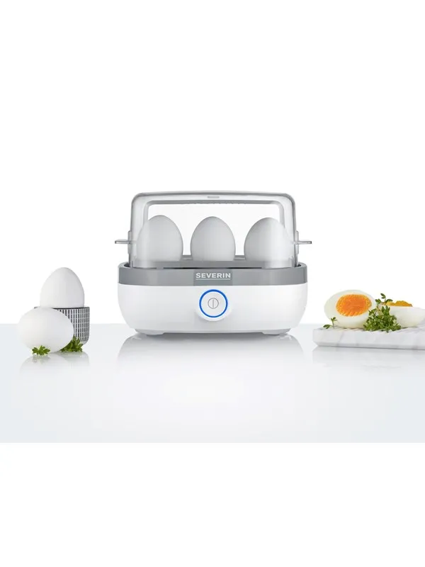SEVERIN Eggkoker EK 3164 - egg boiler - white/grey