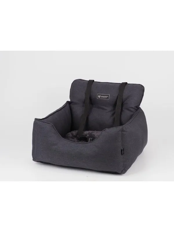 Nordic Paws - Cozy Luksus Bilsæde 53x50x35cm - One-Size - Grey