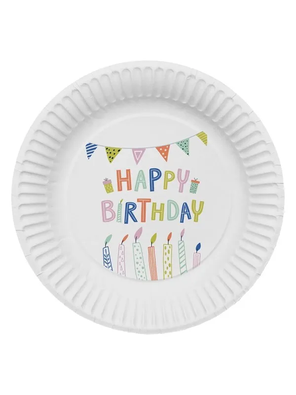 Folat BV Paper Plates Eco Party 8pcs.
