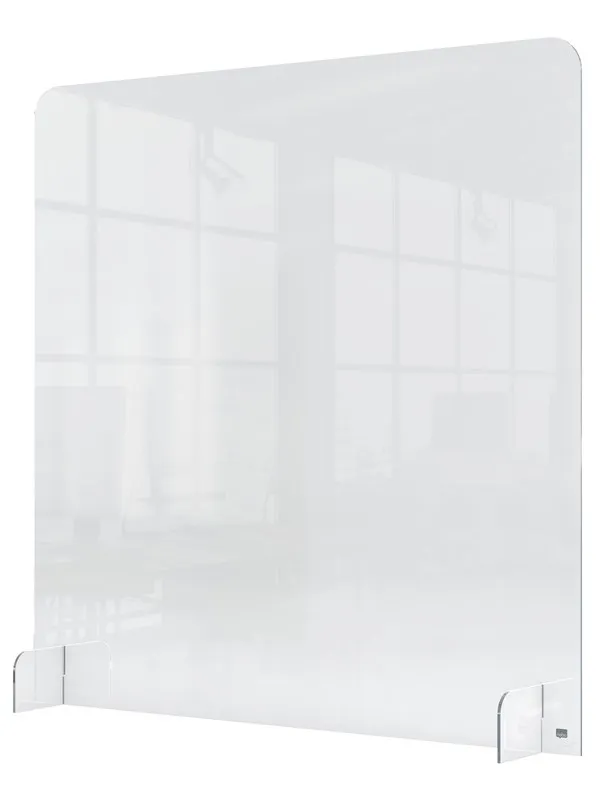 Nobo Skrankedeler akryl uden åbning 70x85cm