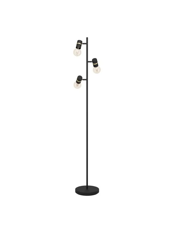 EGLO Lurone black brass