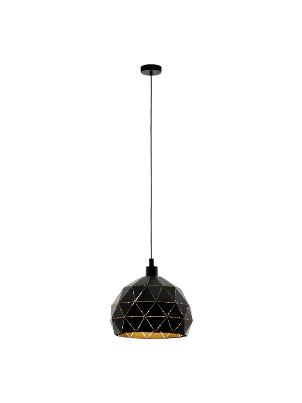 EGLO ROCCAFORTE pendant Ø400 mm black/gold