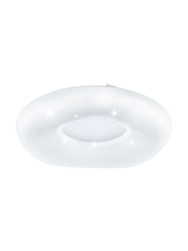 EGLO ZAMODILO TAKLAMPE Ø400 16.5W 1850LM 3000-6500K DIMMPB. KRYSTALL/HVIT