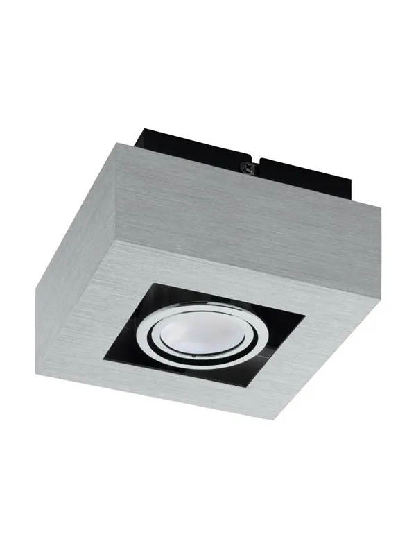 EGLO LOKE 1 TAKBØRSTET ALUMINIUM