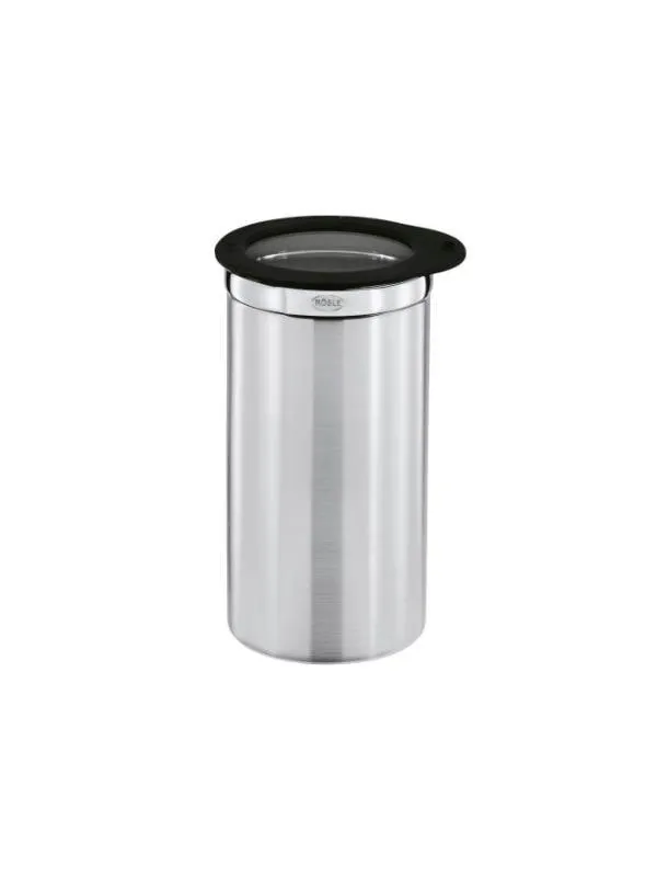 Rösle Storage canister 1.5 litres 10 x 20 cm Steel/Clear/Black