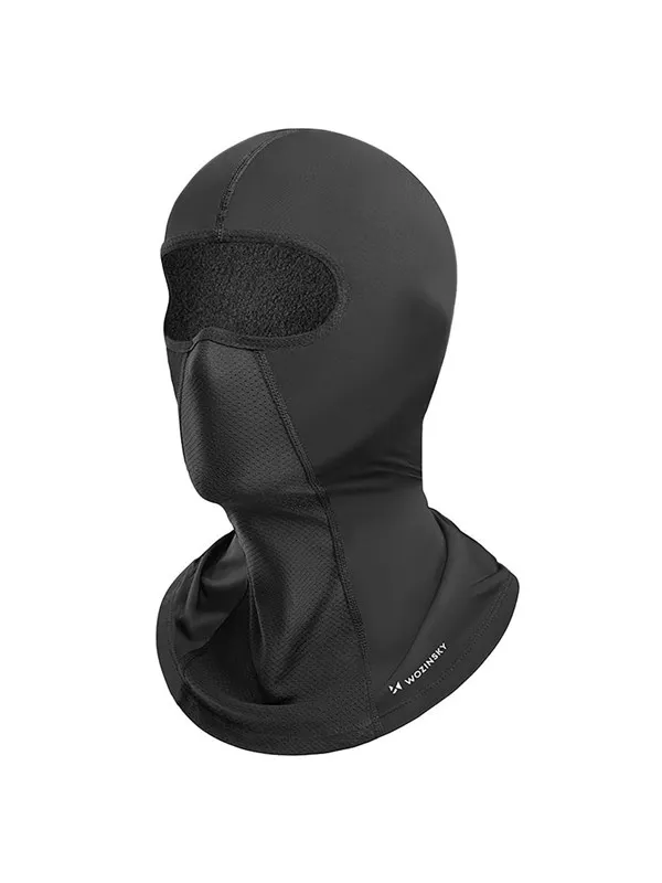 Wozinsky WKM-03B face mask motorcycle bicycle winter balaclava - black