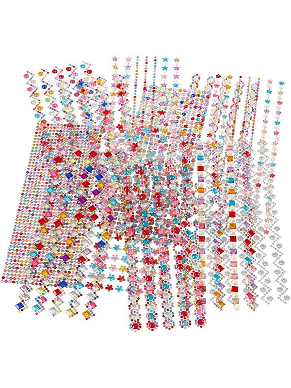 Creativ Company Rhinestone Designs 2-10mm 12 Sheets