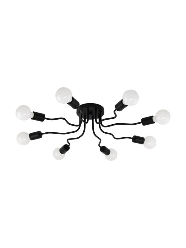 EGLO ORAZIO TAKLAMPE Ø680 8XE27 SVART