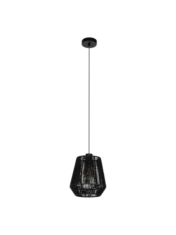EGLO PERSLEY PENDEL Ø220 E27 SVART FSC