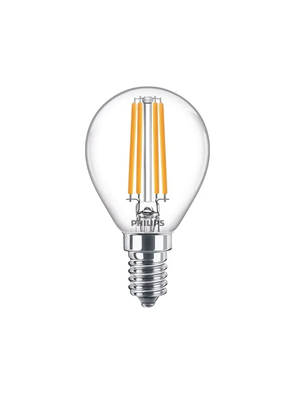 Philips LED-lyspære Classic Candle 6.5W/827 (60W) Clear E14