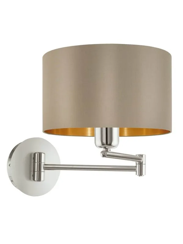 EGLO MASERLO wall light taupe gold