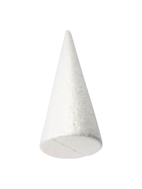 Creativ Company - Styrofoam Cone White 35cm